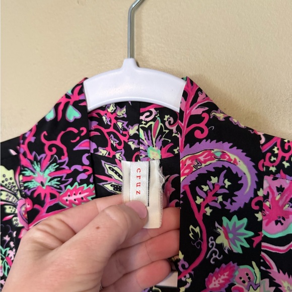 NATORI Vintage Floral Paisley Kimono Robe - Picture 4 of 7